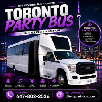 Prom party bus rental Toronto